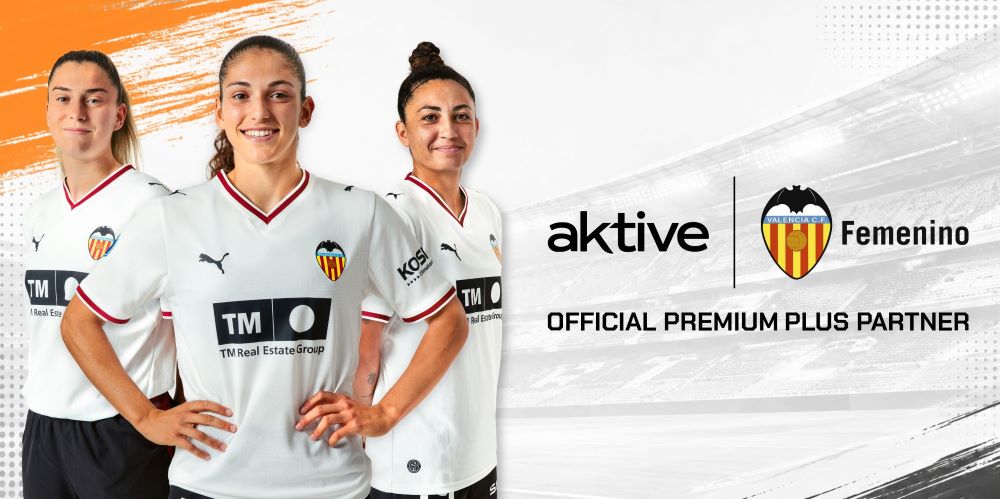 aktive redobla su apuesta por el Valencia CF Femenino Valencia CF Femenino